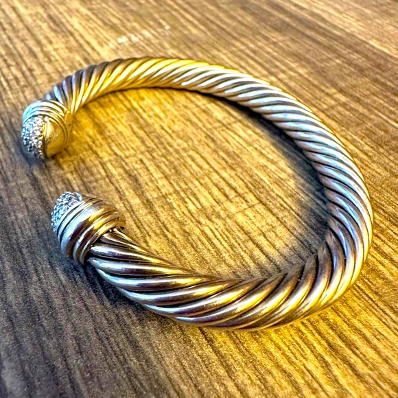 WOW POSHMARK - Authentic David Yurman Diamond & Sterling Silver Bracelet - Picture 7 of 16